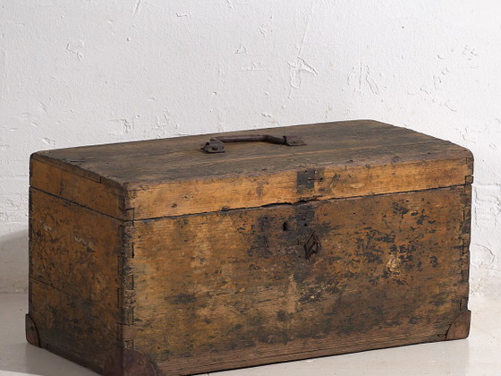 Small antique metal frame chest (c.1900) #3 – Chest of drawers, Rustic (photo 2 of 34)