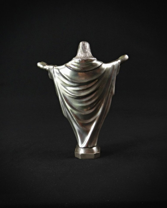 Image 1 of Heilig Hart van Jezus Christus beeldje in regula uit de Art Deco periode