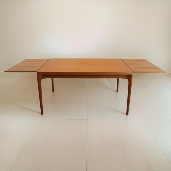 Image 1 of Table de salle à manger vintage | extensible | Henning Kjaernulf | Vejle