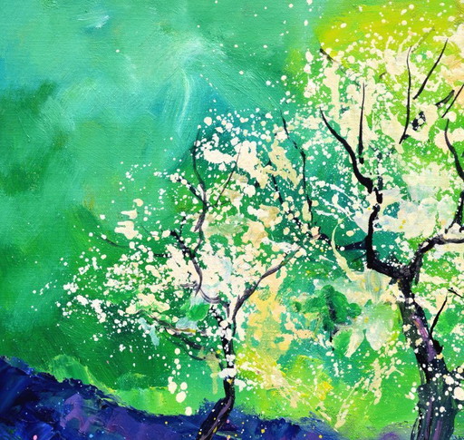 Apple tree in spring