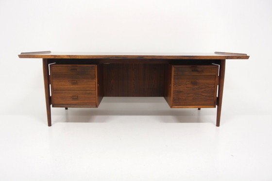 Bureau en Palissandre par Arne Vodder pour Sibast, Denmark, 1960, Bureaux (photo 2 sur 10)
