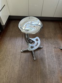 3 paar Chrome barkrukken