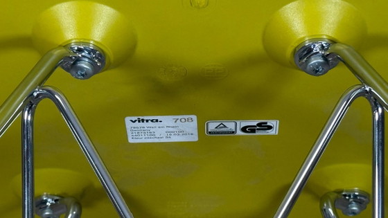 Vitra DAR – Plastique Moutarde | Charles & Ray Eames – Fauteuils, Plastic, Chrome (photo 11 of 17)