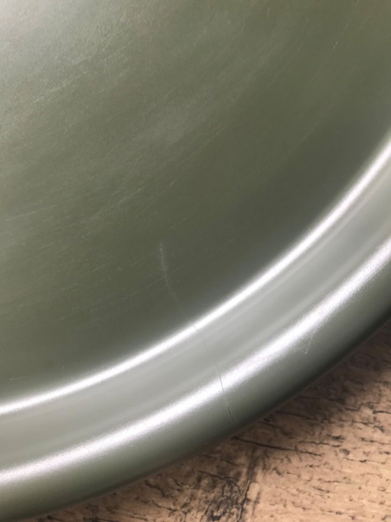 Image 1 of Vassoio Royal VKB di Gijs Bakker, design olandese, color kaki