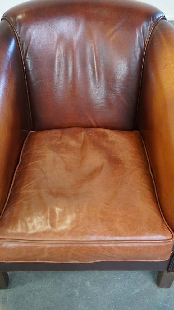 Image 1 of Schapenleren Clubfauteuil