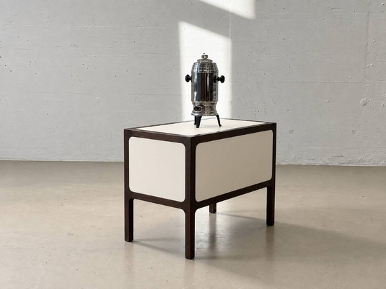 Vintage Side Table by Victoria Baar, 1970s – Nightstands, Wood, Metal (photo 9 of 12)