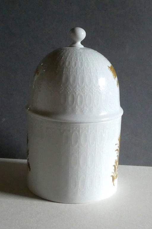 Lidded box, bonbonnière, Rosenthal, Romance, Classic Rose