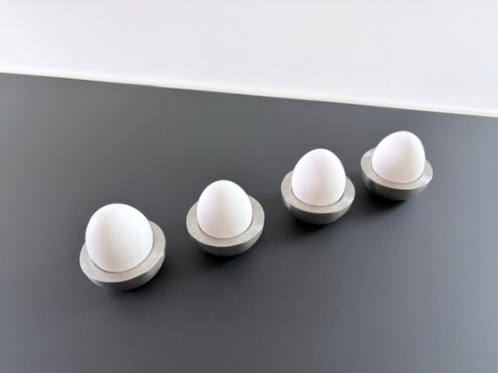 Lot de 4 coquetiers en acier inoxydable – design minimaliste – Vaisselle, rvs (photo 10 of 12)