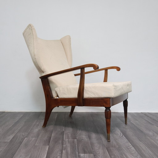 Renzo Franchi Camerani Recliner Sessel Mod. Camea 1950 Design Mitte des Jahrhunderts