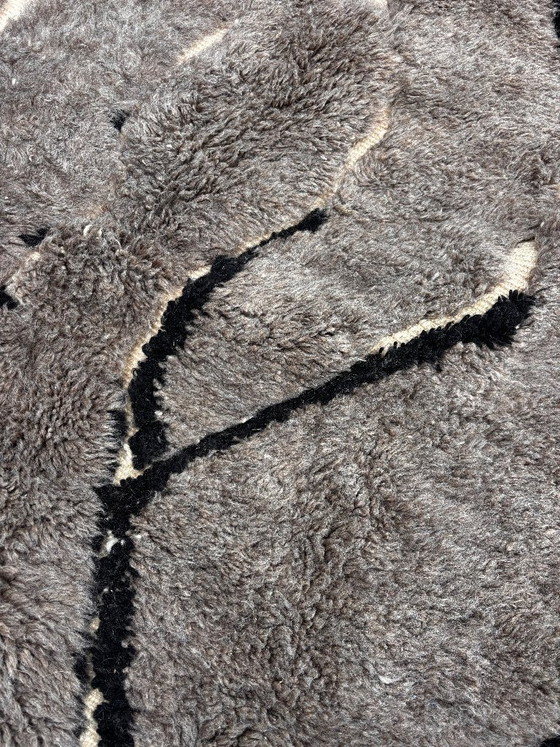 Image 1 of Tapis d'intérieur moderne en laine Mrirt 200x300 cm - Tapis berbère en laine fait main