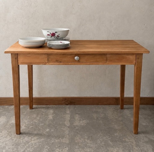 Table de ferme avec tiroir