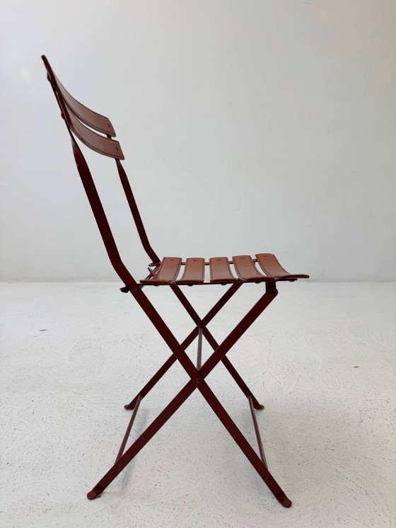 Image 1 of Set of 4 Celestina folding chairs by Zanotta, 1980s