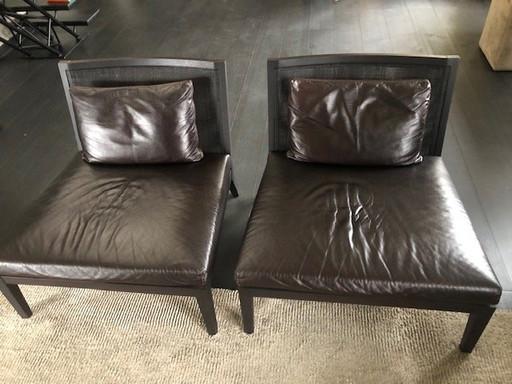 2 Stück Design Sessel Typ Giulia von Brand Frigerio