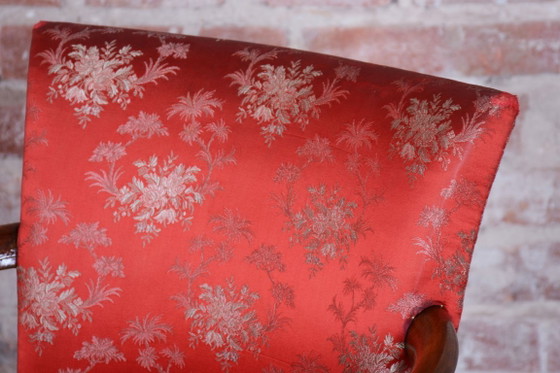 Ensemble de deux fauteuils Art déco restaurés, par Jules Leleu, Hêtre, France, années 1930 – Textile, Wood (photo 9 of 9)