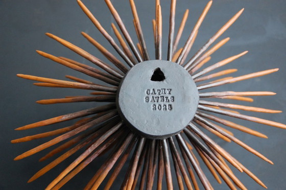 Image 1 of Mid-Century Modern Starburst Wall Art Sculpture — MCM Decor, 3D Textured Custom Color Designer Art 