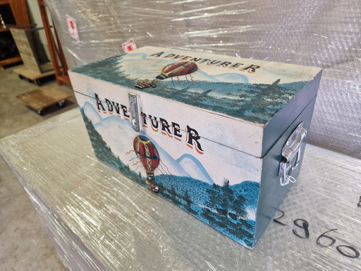 jolie boîte vintage en bois