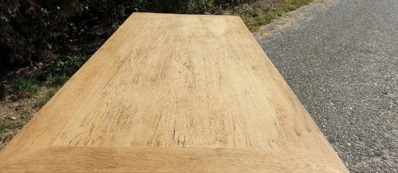 Image 1 of Plain/white oak table
