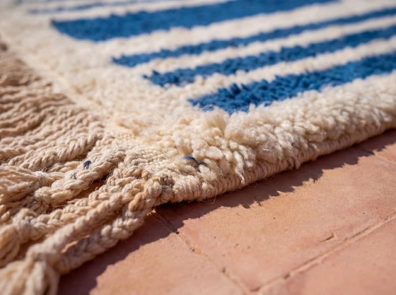 Image 1 of Alfombra de lana pura tejida a mano, de elaboración tradicional, tamaño 150/250 cm.