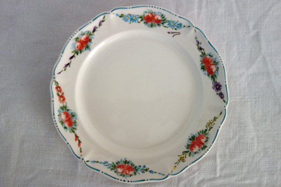 6 piatti da dessert vintage decorati a mano di Villeroy & Boch – Stoviglie, Ceramic (photo 6 of 10)