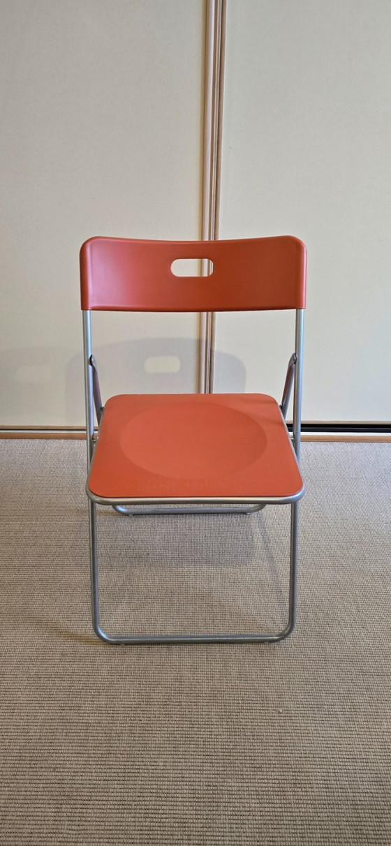 Image 1 of Sedie pieghevoli Ikea Design di Niels Gammelgaard Arancione