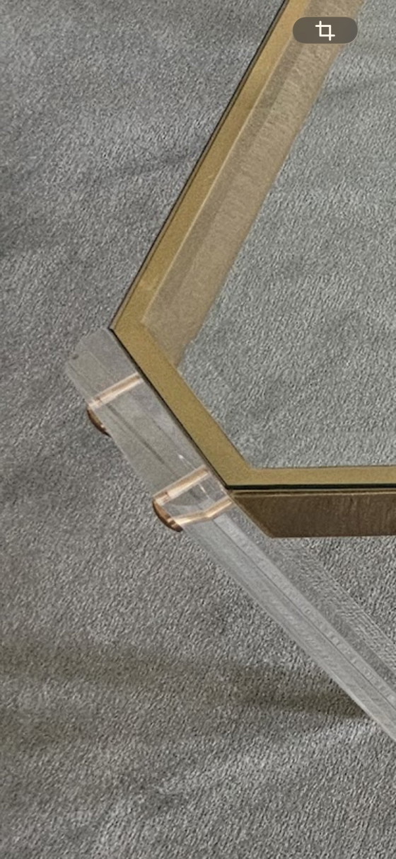 Pierre Vandel coffee table – Glass, Plexiglass (photo 5 of 5)