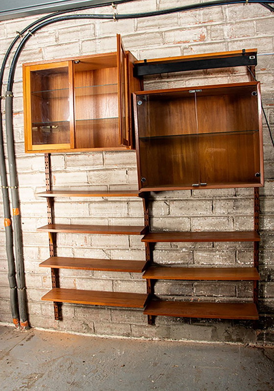 Image 1 of Une étagère modulable Danoise en teck par Poul Cadovius pour Cado 1960.