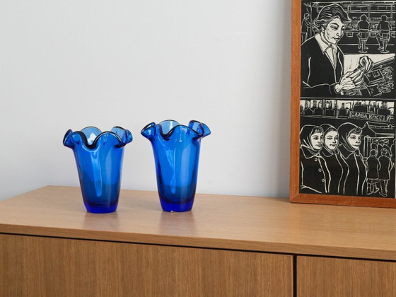 Image 1 of Cobalt glass vase, Danish design, 1970s, made in Denmark
