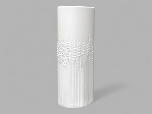 Magnifique vase blanc de Rosenthal, un bijou pour toute table
