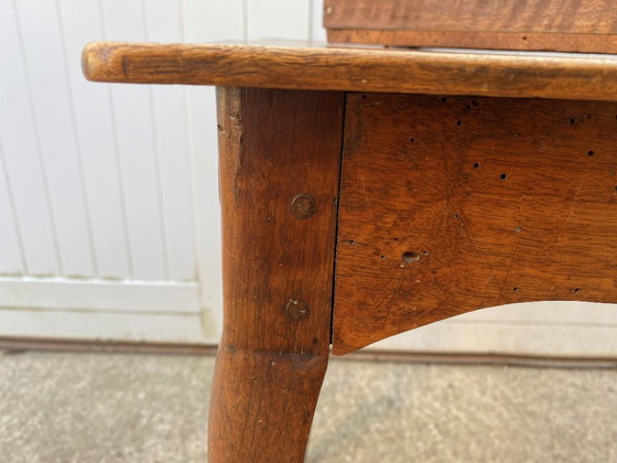 Image 1 of Schreibtisch aus Eiche 1 Schublade 65x52cm