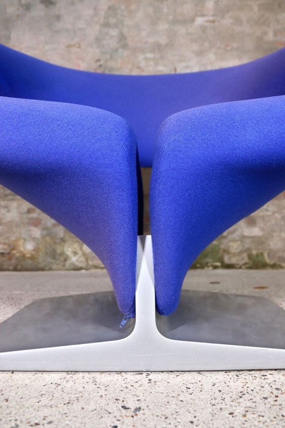 Image 1 of Artifort - F582 - Ribbon Chair + Ottoman - Pierre Paulin - 1990s