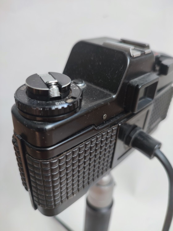 Vintage camera Praktika lamp on tripod – Praktica, Table lamps, Glass, Metal (photo 4 of 5)
