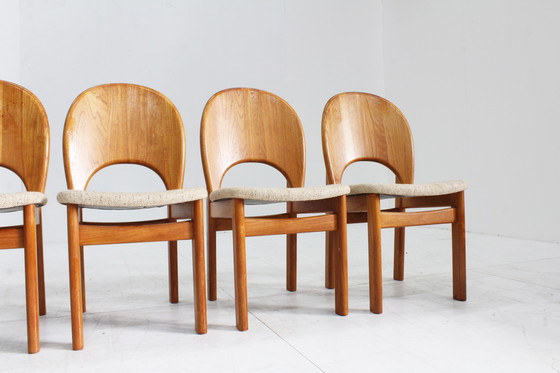Image 1 of 5 Vintage Danish Mid - Century dining chairs Glostrup