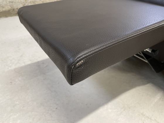 Image 1 of Poltrona Brühl Tomo in pelle marrone