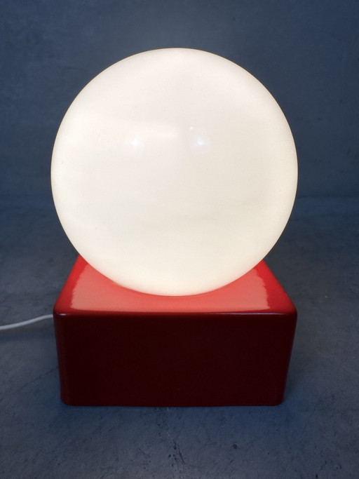 Lampada da tavolo/parete vintage - porcellana e opalina