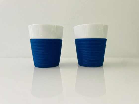 Image 1 of Bodum Bistrobecher 2er-Set blau weiß