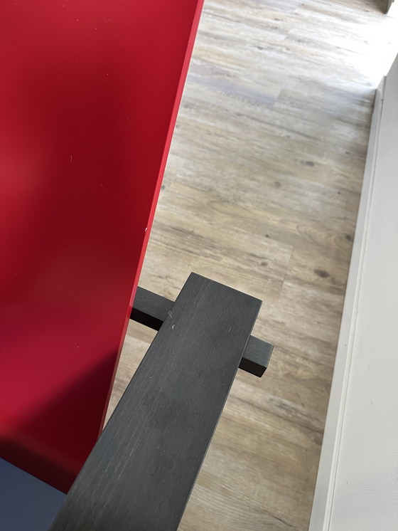 Image 1 of Rietveld Red and Blue stoel cassina Italy