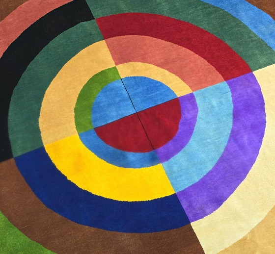 Alfombra redonda Premier Disque de Robert Delaunay – Wool (photo 5 of 11)
