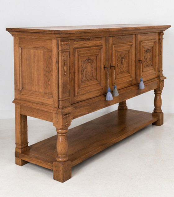 Image 1 of Solid oak sideboard