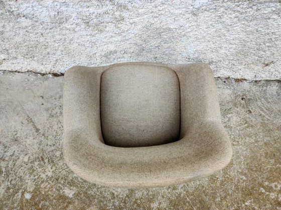 Image 1 of Mid-Century Modern Egg Swivel Chair Stol Kamnik Vintage Gray Office Chair