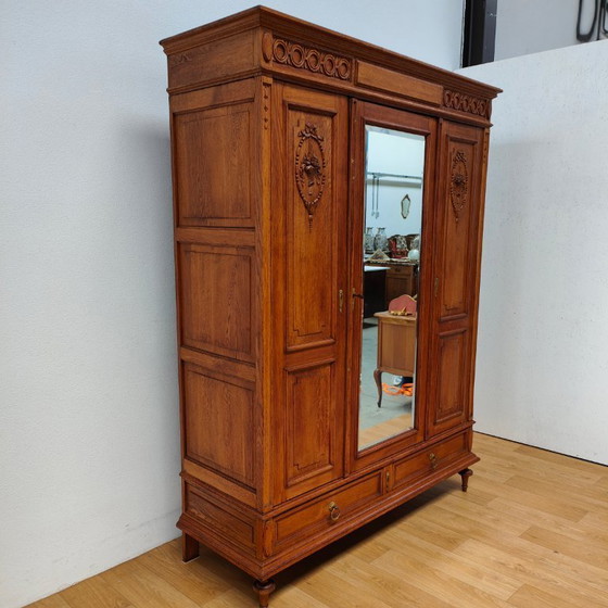 Image 1 of Armoire penderie antique vintage armoire penderie démontable