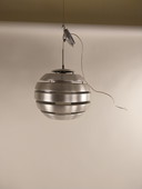 1 lámpara colgante Saturn de aluminio Eglo, años 80