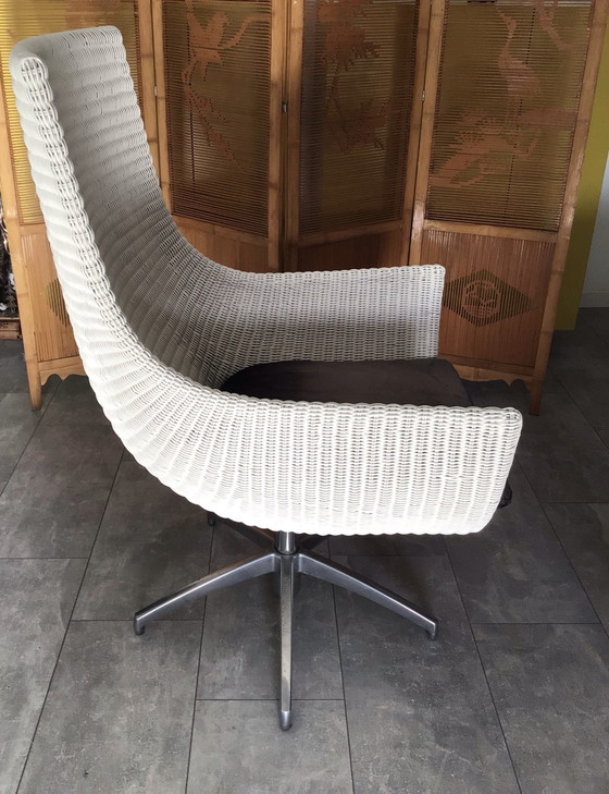 Poltrona girevole in rattan – Sedie girevoli, Metallo (photo 4 of 8)