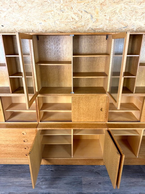 1960s/70s Teak Shelving System Wall Unit Bookshelf From HG Furniture Denmark – Bookcases, Wood (photo 14 of 21)