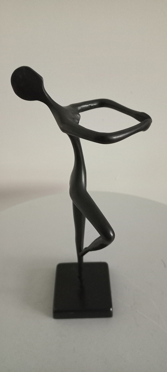 Vintage Ikea Bodrul Khalique Bronze Ballet Dancer (2000) – Decorative Objects (photo 4 of 5)