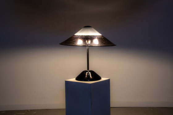 Image 1 of Lampada da tavolo in vetro di Murano Afredo Barbini Circa. 1980