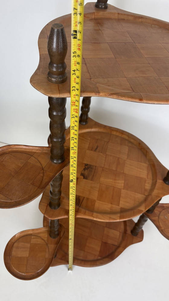 Image 1 of Vintage side table/sidetable/plant table seventies wood