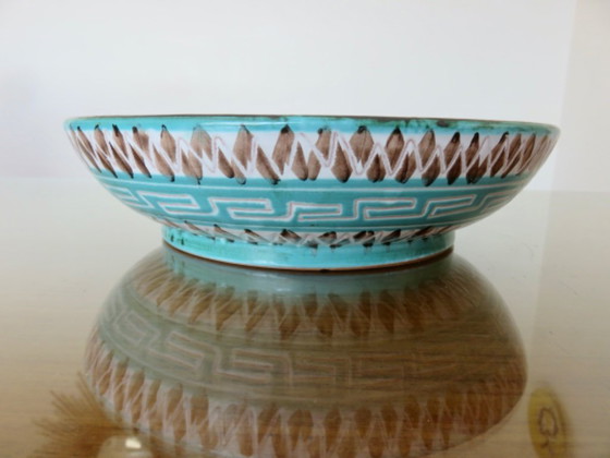 Image 1 of Ensaladera grande de cerámica Robert Picault, firmada, Francia, 1960