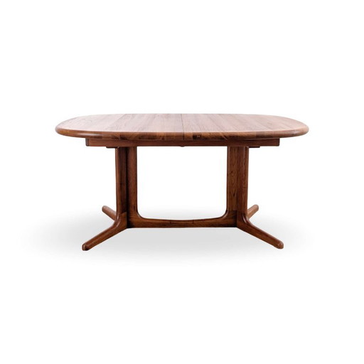 Juul Kristensen Teak Dining Table Glostrup 60s Vintage Danish