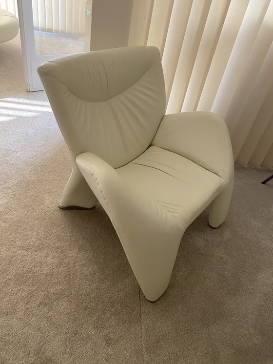 Image 1 of 2x sillón leolux echnaton Sessel 