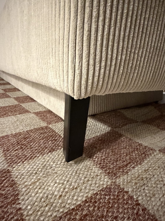 Image 1 of Beige corduroy bank